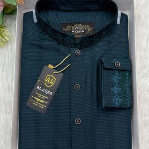 Fine Cotton Bottle Green