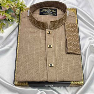 Jacquard Cotton Golden Biscuit