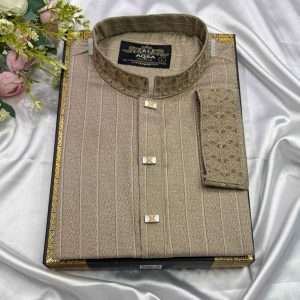 Jacquard Cotton Light Biscuit