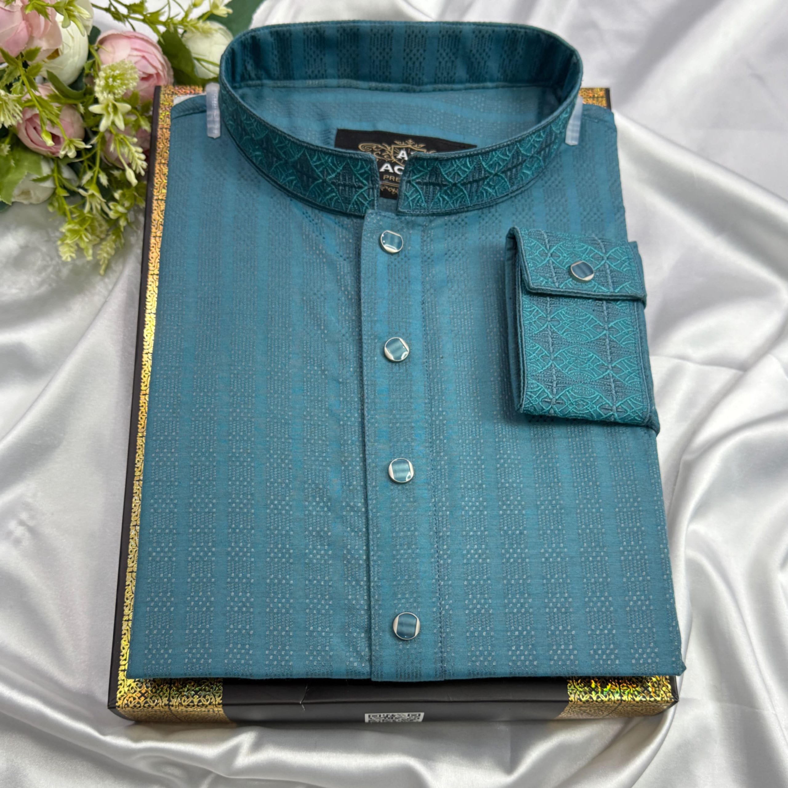 Stripe Cotton Sea Green